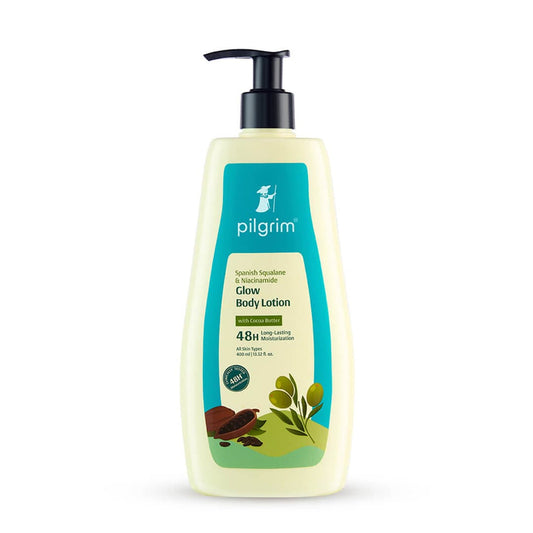 Pilgrim Spanish Squalane & Niacinamide Glow Body Lotion
Experience Glowing Smooth Skin