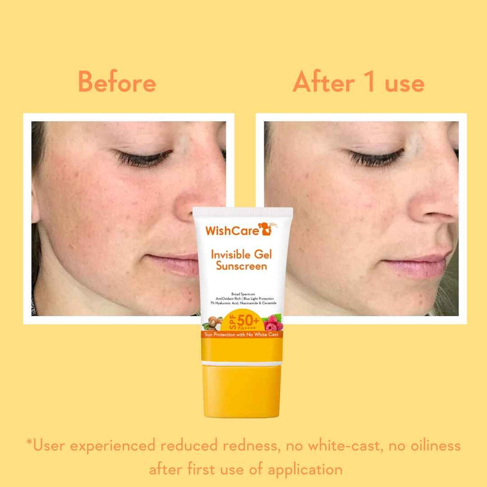 Wishcare Invisible Gel Sunscreen SPF 50 | 50g
Lightweight Gel Formula with Ceramides