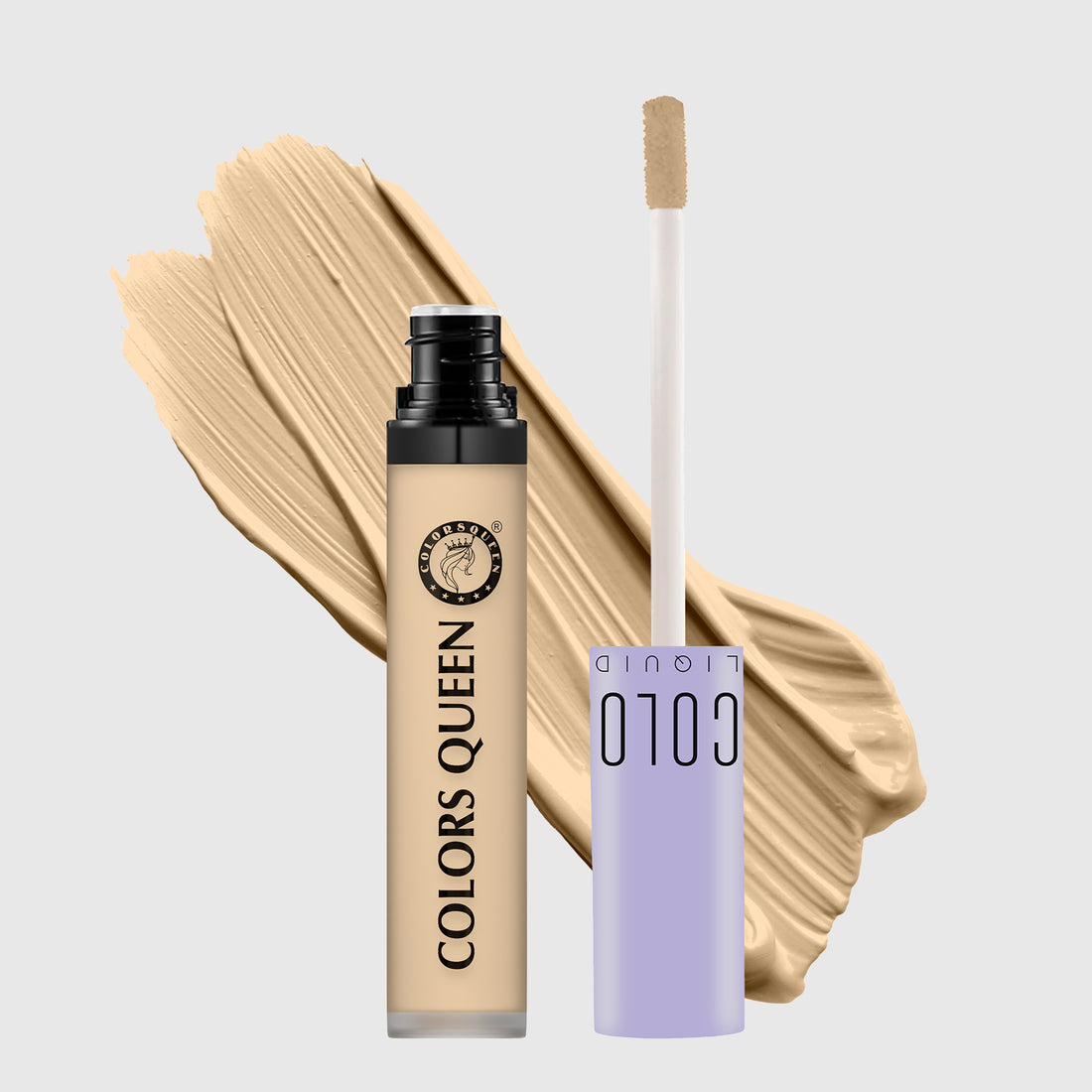 Colors Queen Conceal & Reveal Liquid Concealer 6 Gram  (03 Light Ivory)
