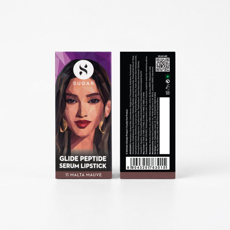 SUGAR Glide Peptide Serum Lipstick - 11 Malta Mauve (4.2g)