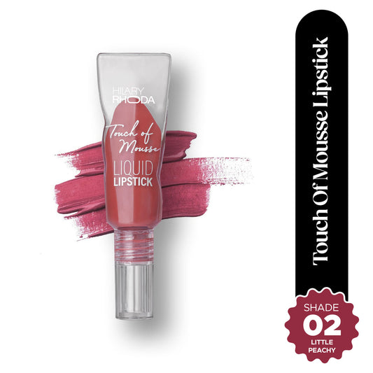 Hilary Rhoda Touch Of Mousse Lipstick (Little Peachy 02)