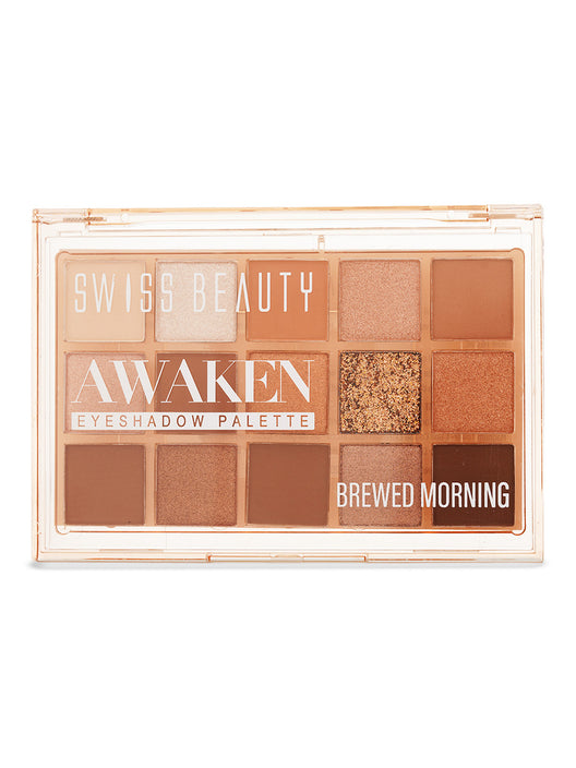 Swiss Beauty Awaken Eyeshadow Palette 02(Brewed Morning)
