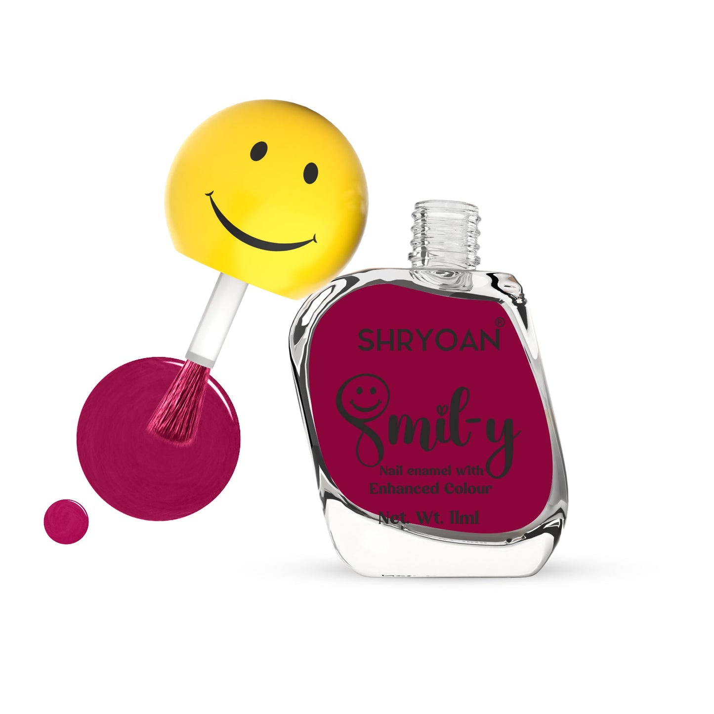 Shryoan Ultra Glossy Nail Paint(Berry Wine)