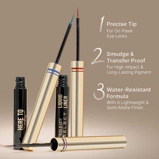 Swiss Beauty Select Here To Stay Liquid Liner (04 Magnet Black)