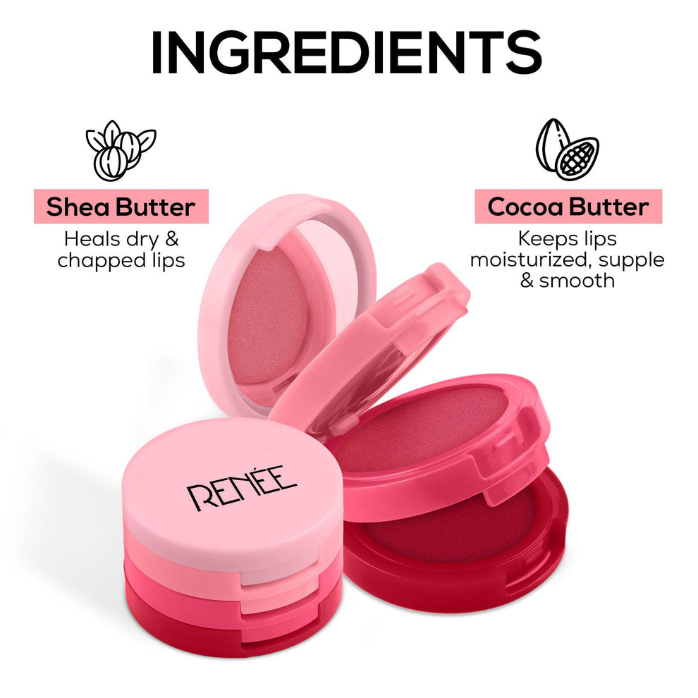 RENEE Glam Stack 3-In-1 Lip & Cheek Tint (Pink)