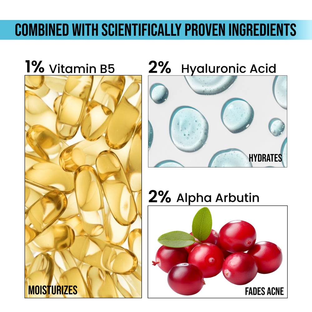 Insight cosmetics 2% Hyaluronic Acid + 2% Alpha Arbutin Face Serum