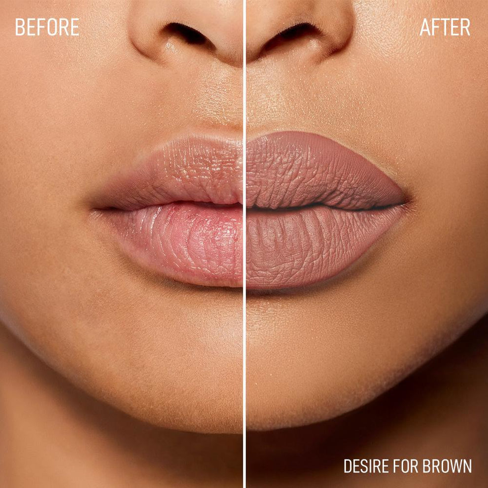 RENEE Stay With Me Matte Liquid Lipstick (01 Desire for Brown)