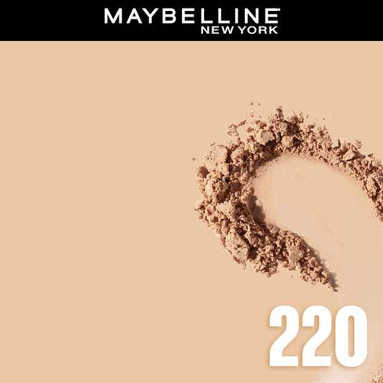 Maybelline Fit Me Matte + Poreless 16H Oil Control Compact Powder(220 Natural Beige)