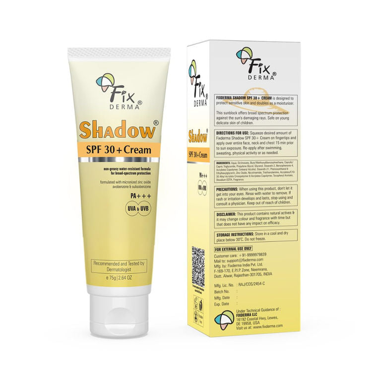 Fixderma Shadow Sunscreen SPF 30+ Cream For Dry Skin
(75 g)