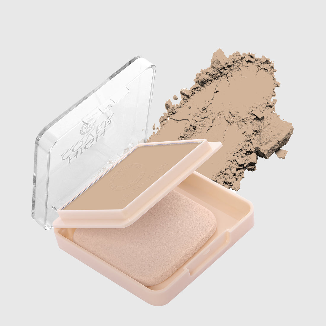 Colors Queen High Cover Compact Powder (04 Sun Beige)
