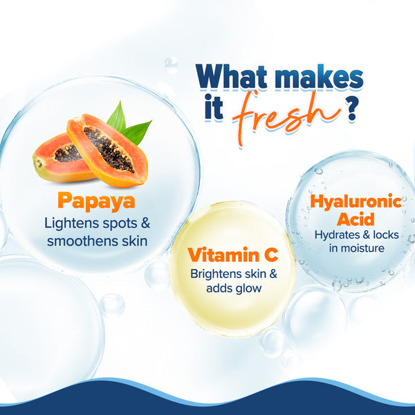 Aqualogica Glow+ Hydra Gel Moisturizer with Vitamin C & Papaya - 200g
