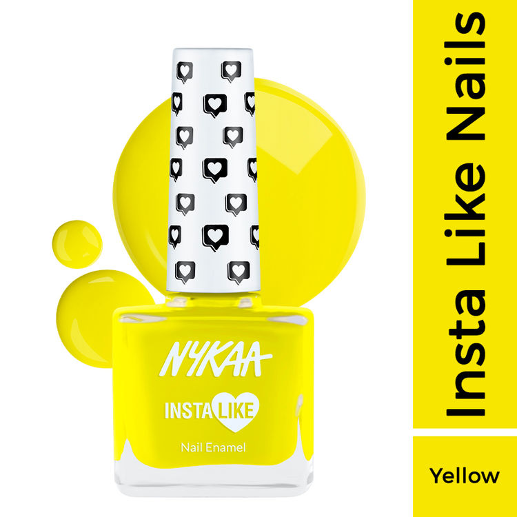 Nykaa InstaLike Long Lasting Nail Enamel - Sunshine Selfie 368 (9ml)