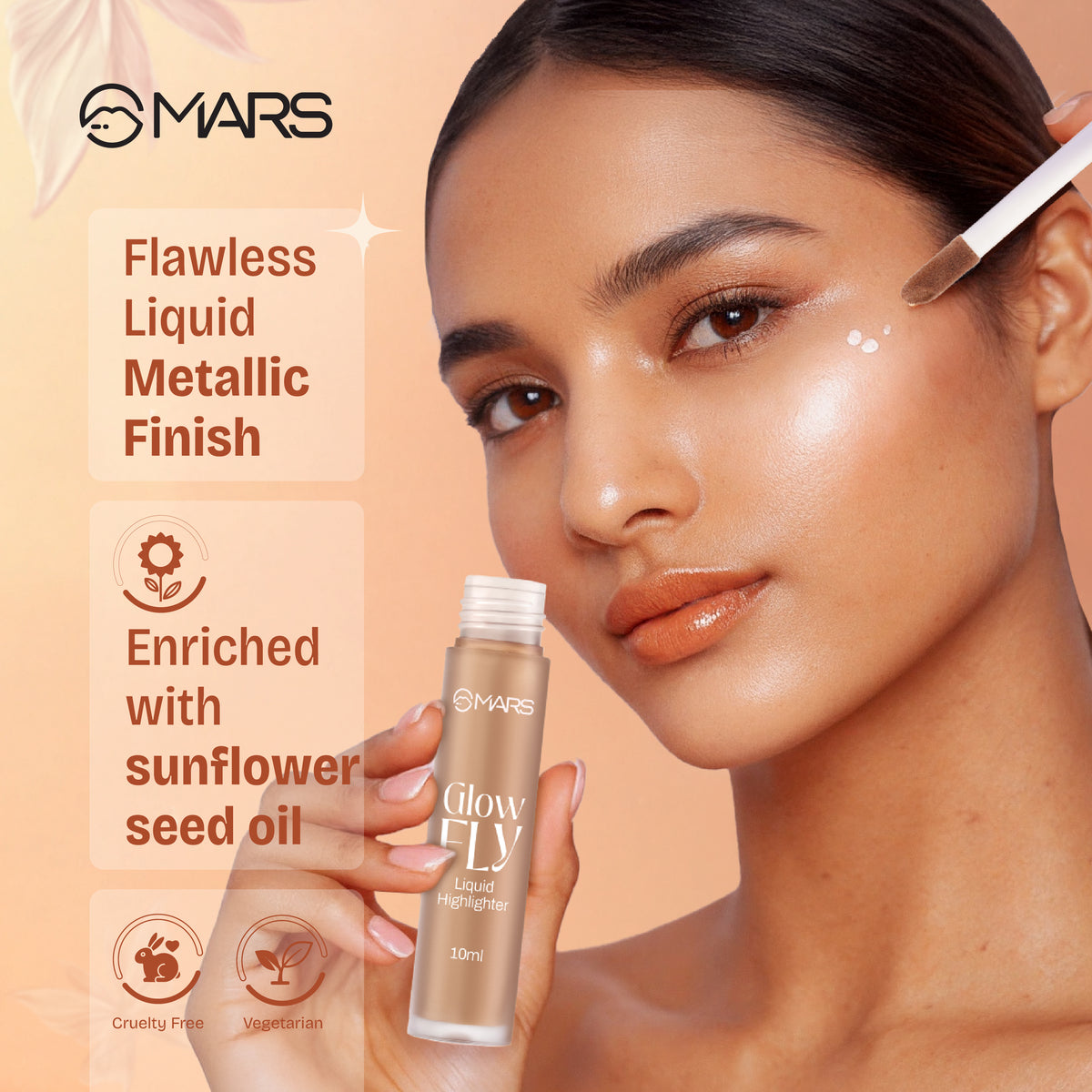 Mars Glowfly | Liquid Highlighter (Winged rose)