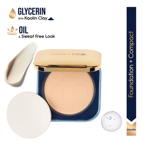 Insight professional All Day Matte Compact Foundation (2 Vanilla)