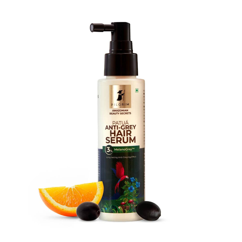 Pilgrim Patuá Anti-Grey Hair Serum
Reduces Premature Greying