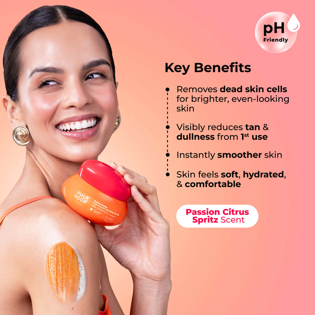 Hula Hoop Foaming De-Tan Body Scrub