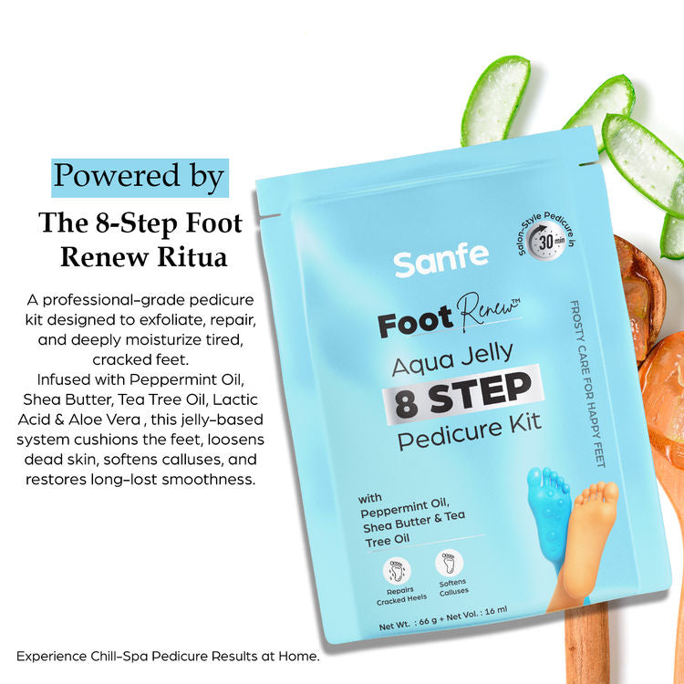 Sanfe Home Foot Spa & Callus Care 8 Step Pedicure Kit
(66g)