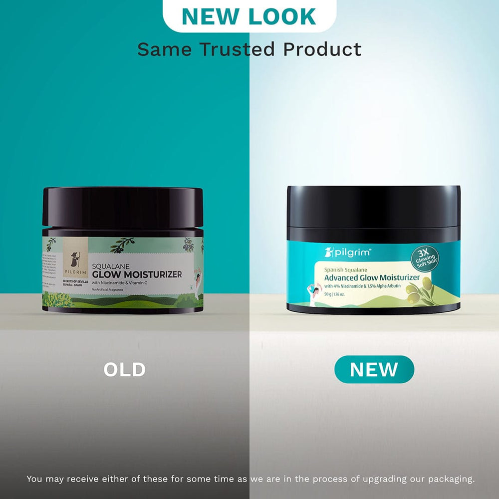 Pilgrim Squalane Glow Moisturizer
Niacinamide + Vitamin C For Bright, Even-Toned Skin