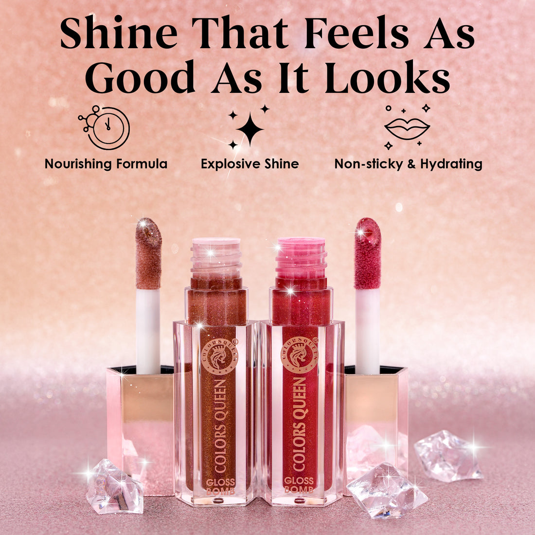 Colors Queen Lip Luminizer Gloss (01 peony)