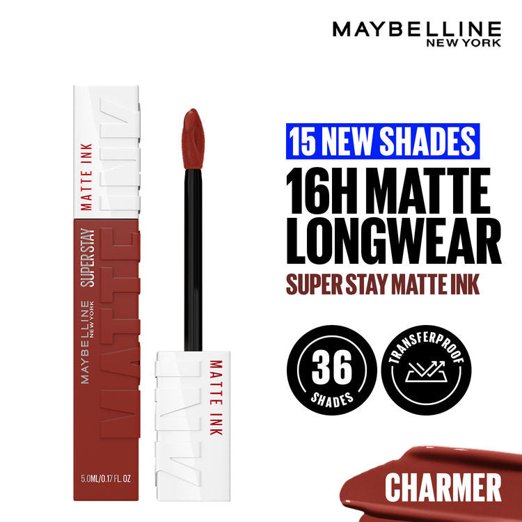 Maybelline Super Stay Matte Ink Liquid Lipstick(Charmer)