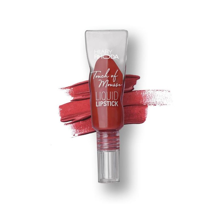 Hilary Rhoda Touch Of Mousse Waterproof Lipstick - Rosewood Red 15