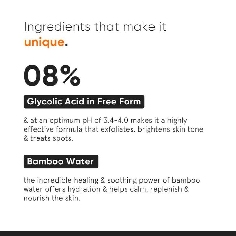 Minimalist 8% Glycolic Acid Toner For Exfoliates Smoothes Skin
(150ml)
