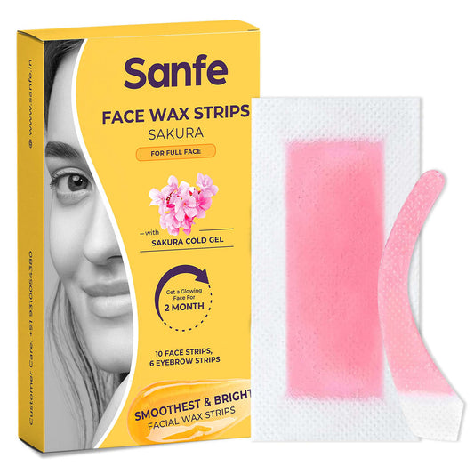 Sanfe Facial Wax Strips Sakura