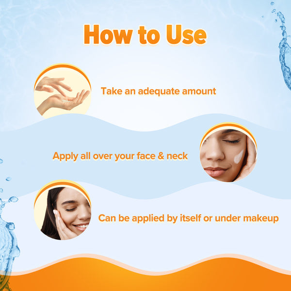 Aqualogica Glow+ Oil Free Moisturizer with Papaya & Vitamin C for Glowing Skin - 100g