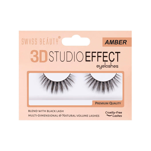 Swiss Beauty 3D Studio Effect Eyelashes(Amber)