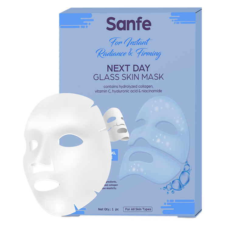 Sanfe Next Day Korean Glass Skin Overnight Mask For Instant Radiance, Firming & Deep Hydration
(1)