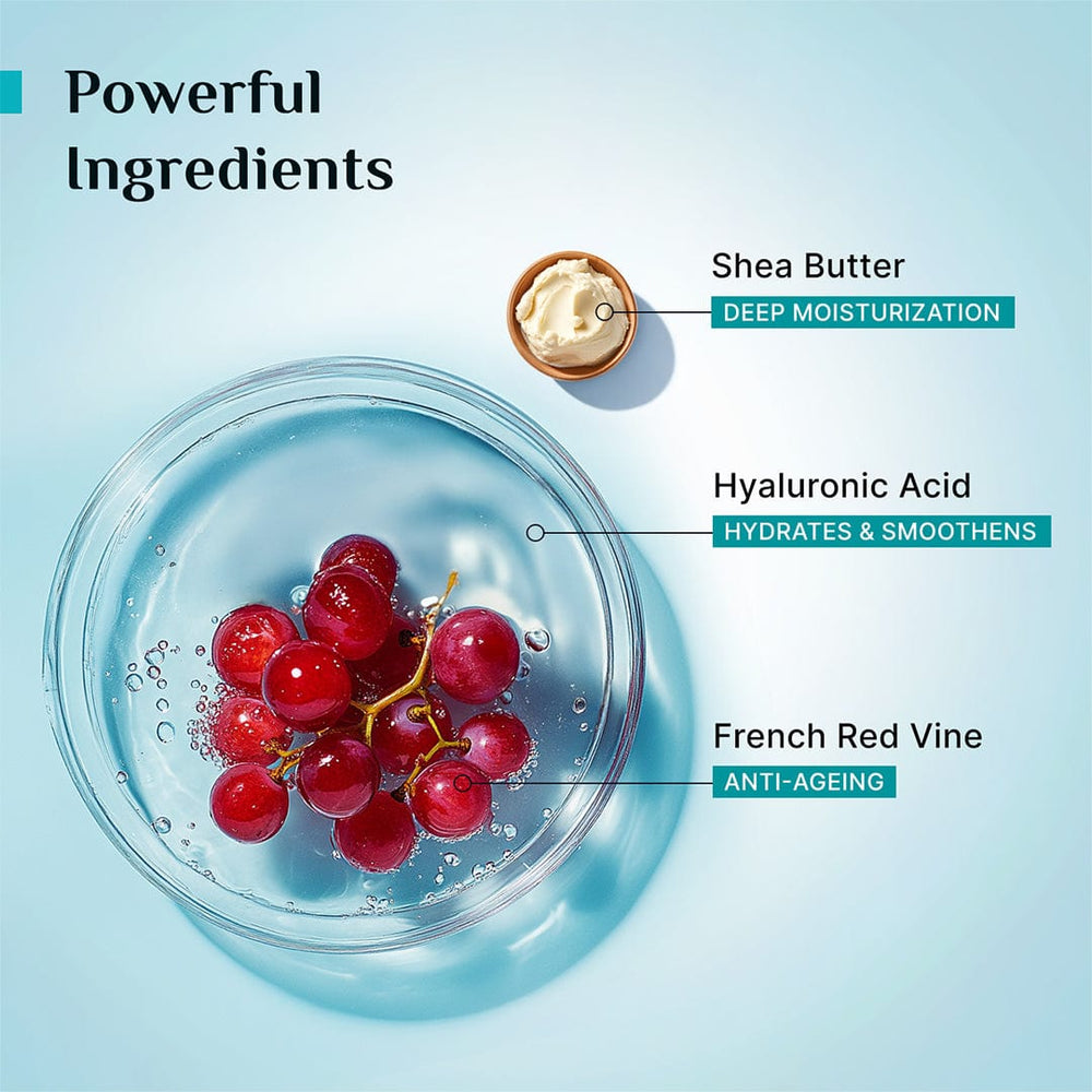 Pilgrim French Red Vine & Hyaluronic Acid Ultra-Smooth Body Lotion
Experience Ultra-Smooth Skin