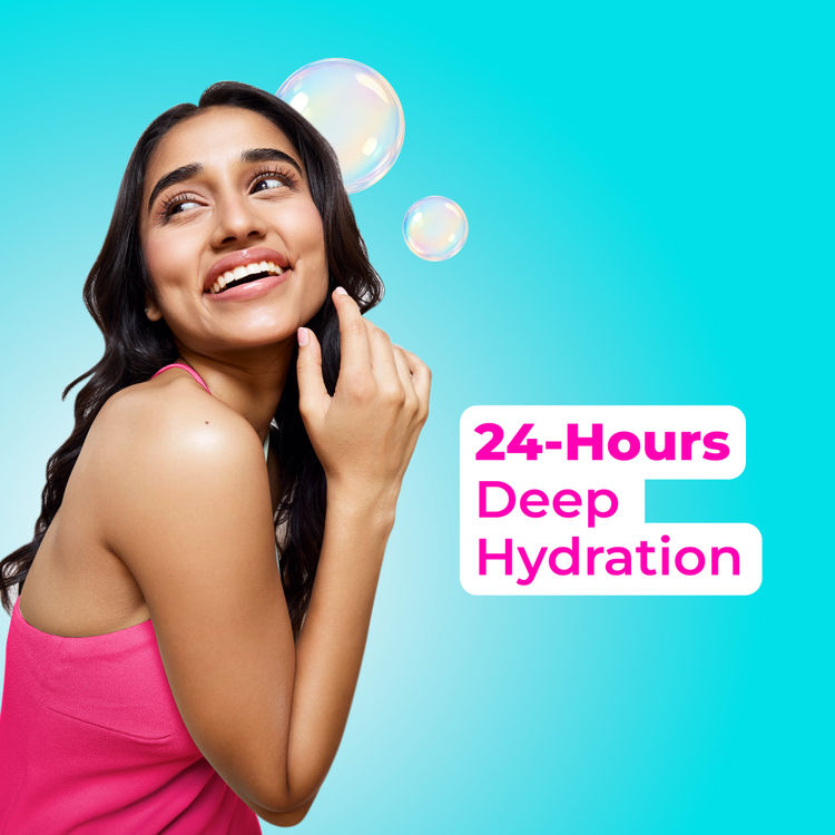 Foxtale Hula Hoop HydraLock Body Wash, 24-Hrs Long Hydration & Moisturization
(250ml)