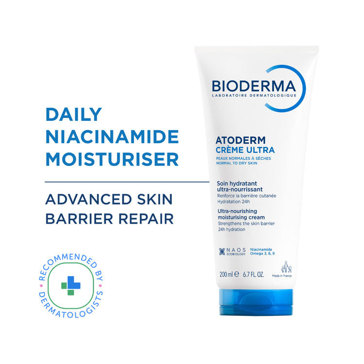 Bioderma Atoderm Creme Ultra-Nourishing - Moisturizer For Normal To Sensitive Dry Skin, 200ml