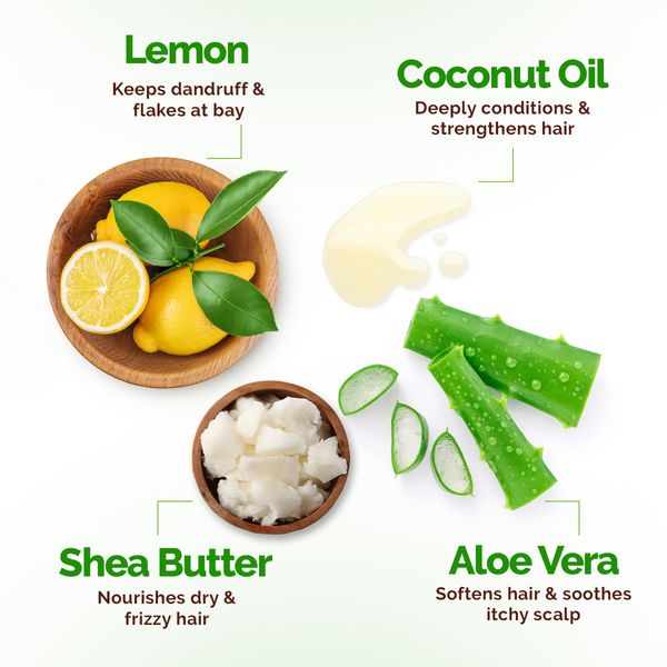 Mamaearth Lemon Anti-Dandruff Conditioner with Lemon & Aloe Vera for Itchy & Flaky Scalp - 250 ml