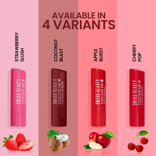 Swiss Beauty Colour Me Lip Balm 02(Coconut Blast)