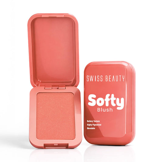 Swiss Beauty Softy Blush| 7g, Shade- 3. Peach