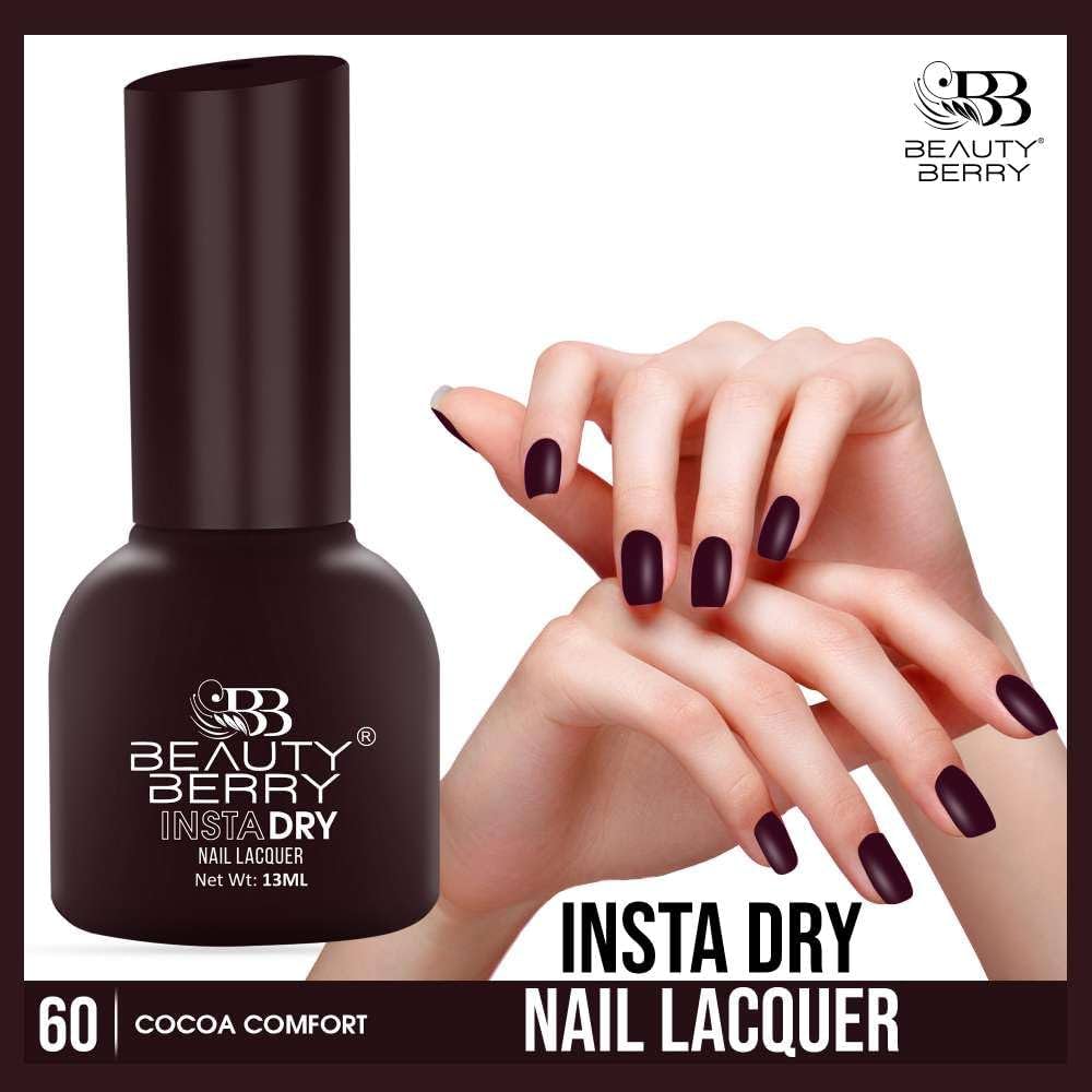 Beauty Berry Insta Dry Nail Lacquer (COCOA COMFORT-60)