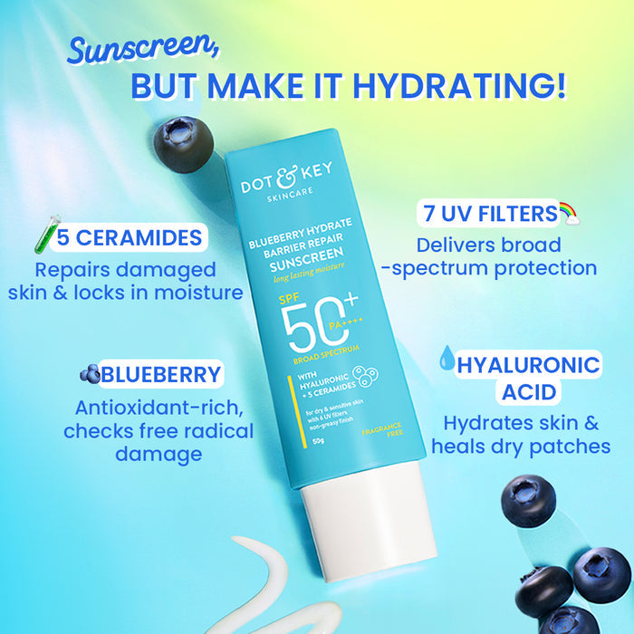 Dot & Key Barrier Repair Hydrating Sunscreen SPF 50+ PA++++(80g)