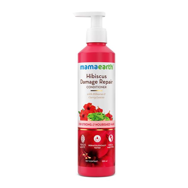Mamaearth Hibiscus Damage Repair Conditioner With Hibiscus & Curry Leaves - 250ml