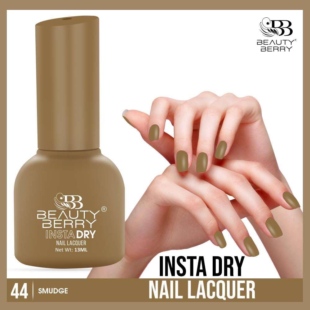 Beauty Berry Insta Dry Nail Lacquer (SMUDGE-44)