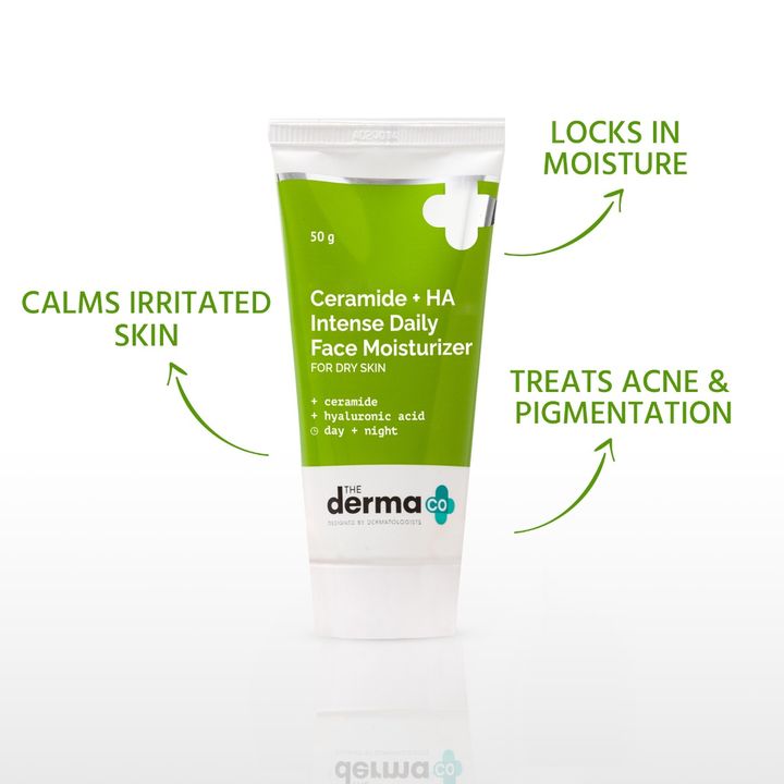 The derma co Ceramide + HA Intense Daily Face Moisturizer 50gm