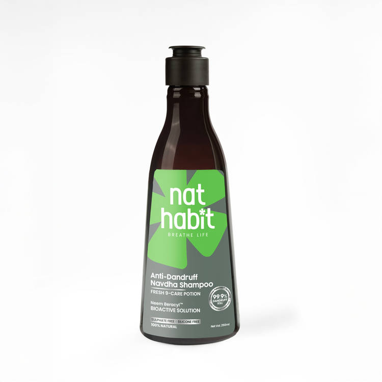 Nat Habit Anti-Dandruff Neem Beracyl Navdha Shampoo (225ml)