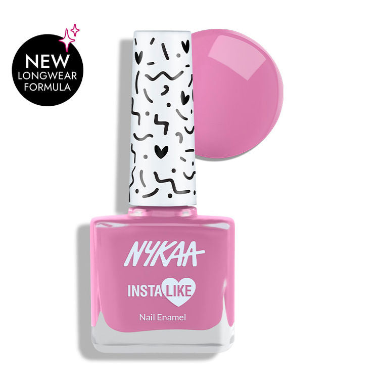 Nykaa InstaLike Long Lasting Nail Enamel - Merry Raspberry 361 (9ml)