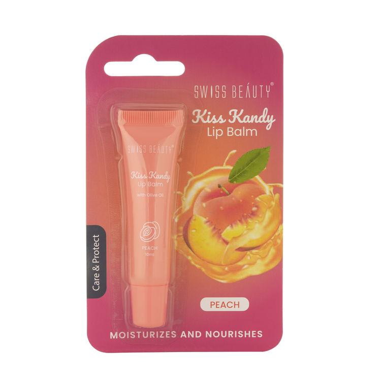 Swiss Beauty Kiss Kandy Lip Balm (01 Peach)