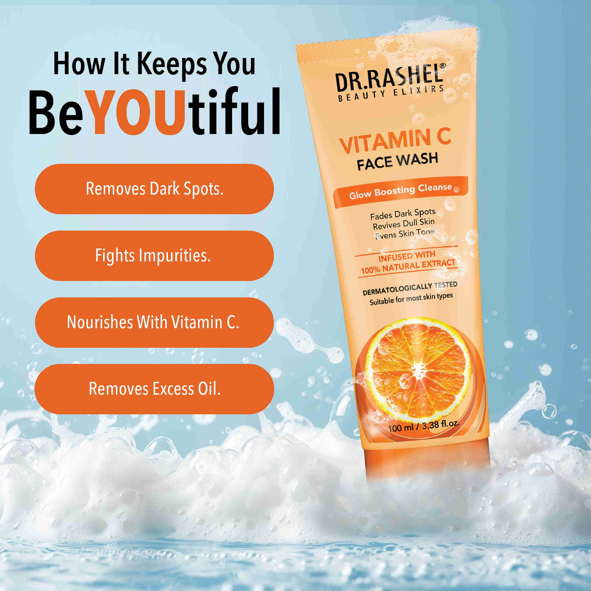 Dr Rashel Vitamin C Face Wash 50ml