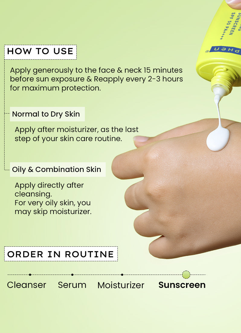 Hyphen Fluid cooling sunscreen spf 50 pa++++ | 50 ml