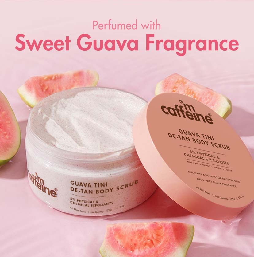 Mcaffeine Guava Tini De-Tan Body Scrub - 175gm