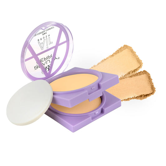 Beauty Berry Airbrush 2 in 1 Oil Control Compact / 02