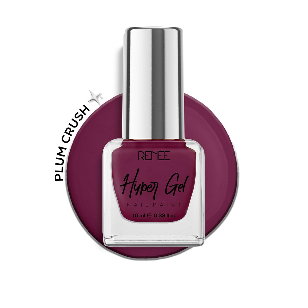 RENEE Hyper Gel Nail Paint 10ml (27 Plum Crush)