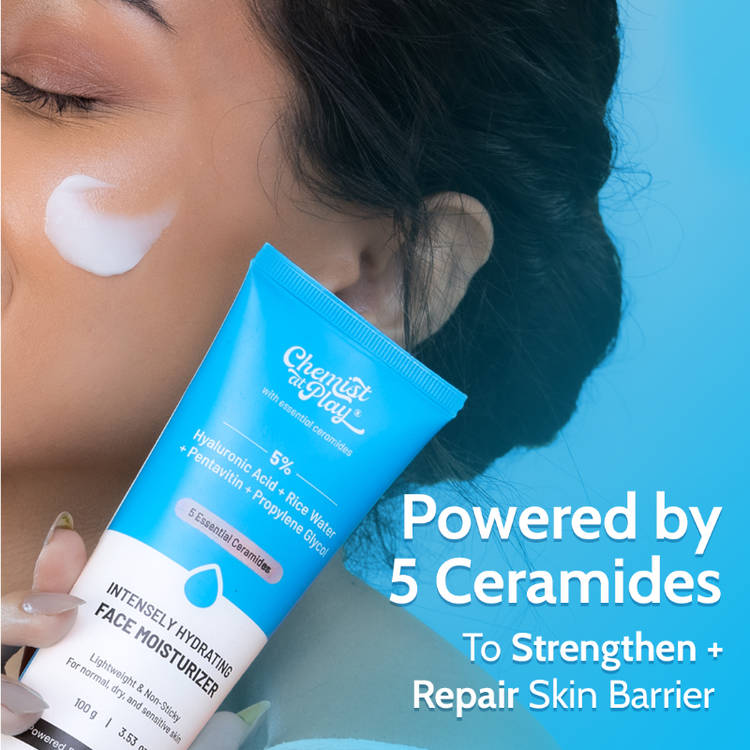 Chemist at Play Intensely Hydrating Face Moisturizer Hydrates Up to 24 Hours For Skin Dryness (100g)